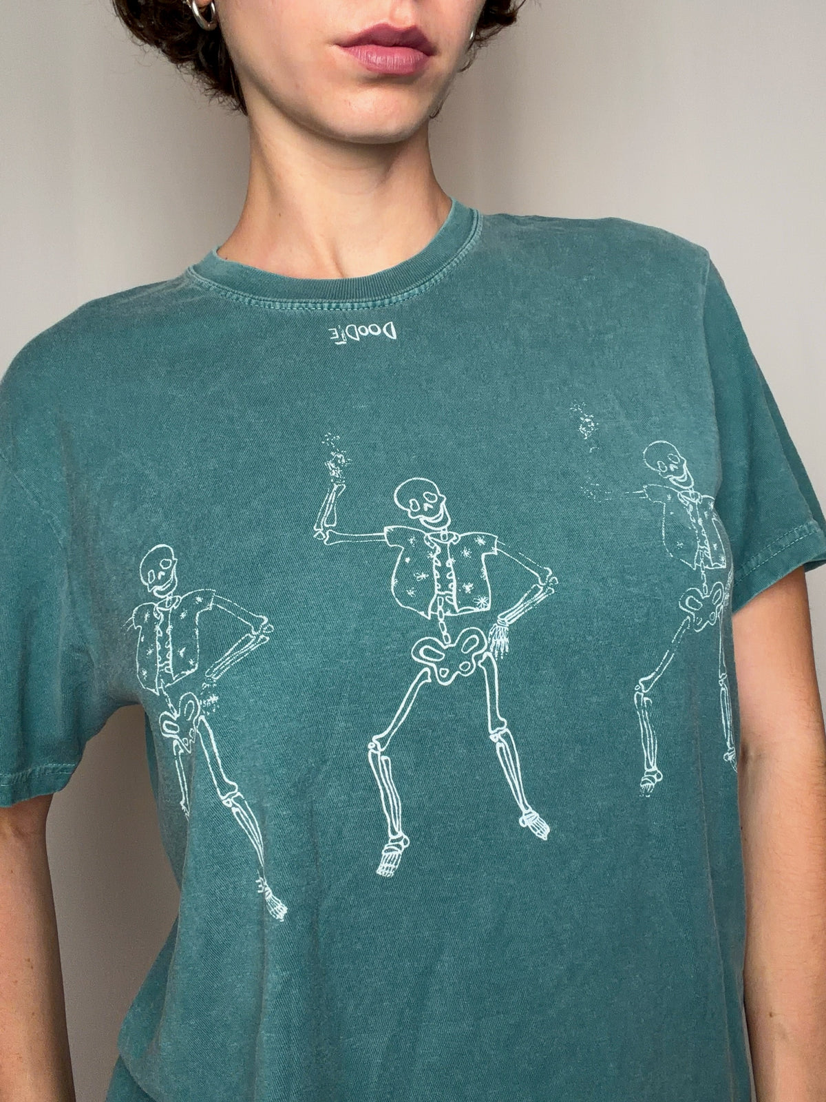 Tshirt vert délavé M vintage