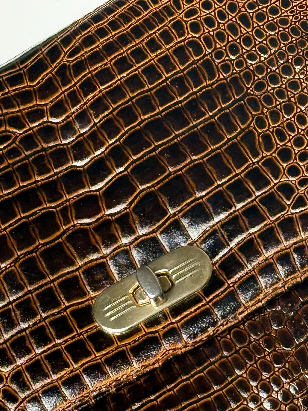 Vintage Ledertasche mit Prägung