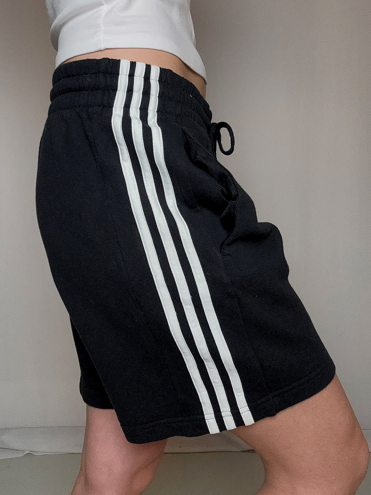 Short de sport noir adidas L vintage