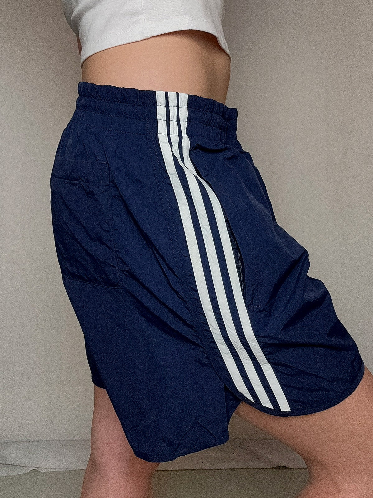 Short de sport marine adidas L/XL vintage