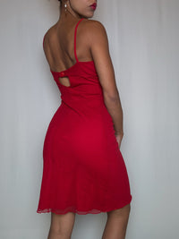 Robe rouge M vintage