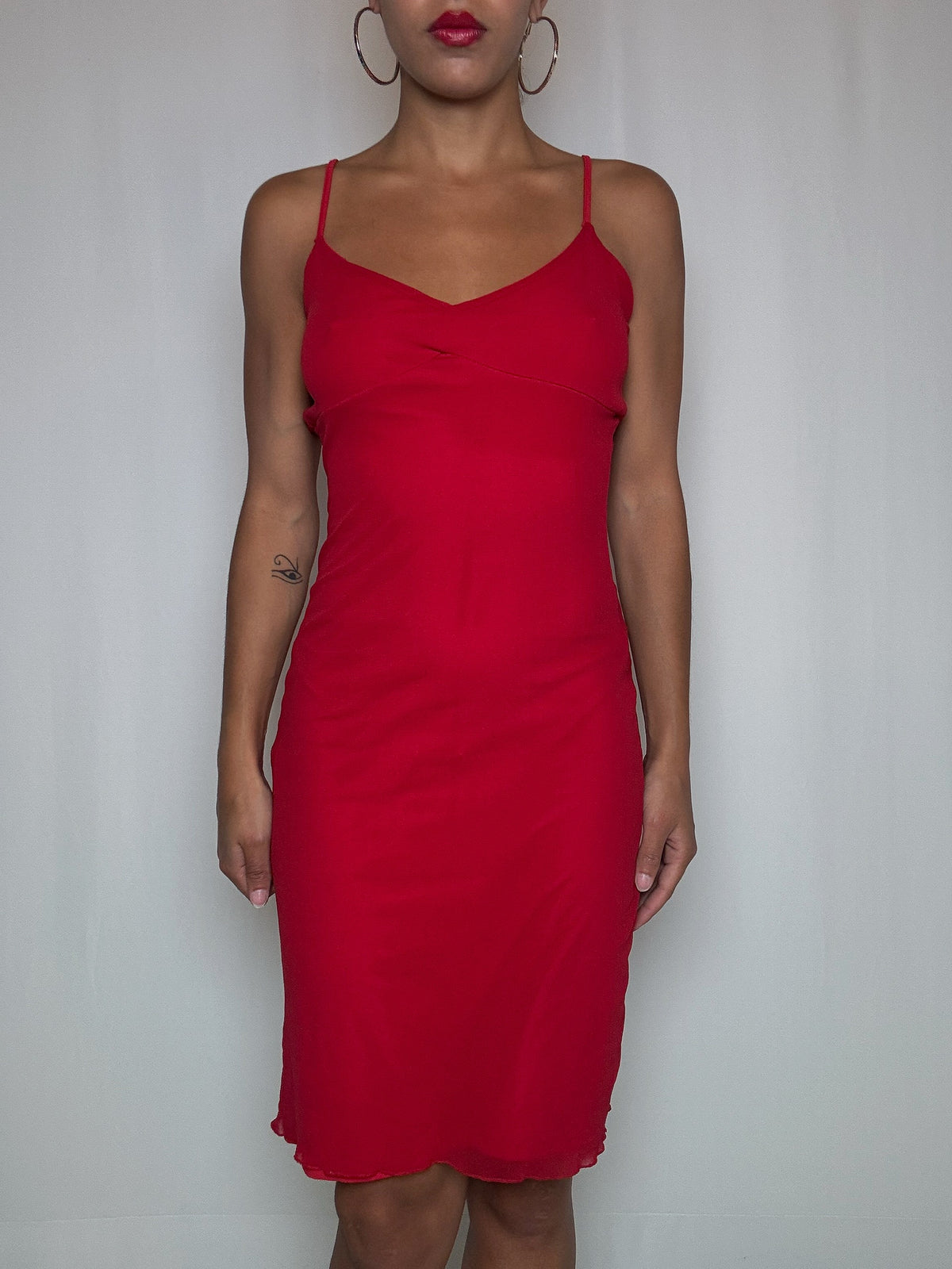 Robe rouge M vintage