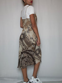 Robe à bretelles fluide S/M vintage