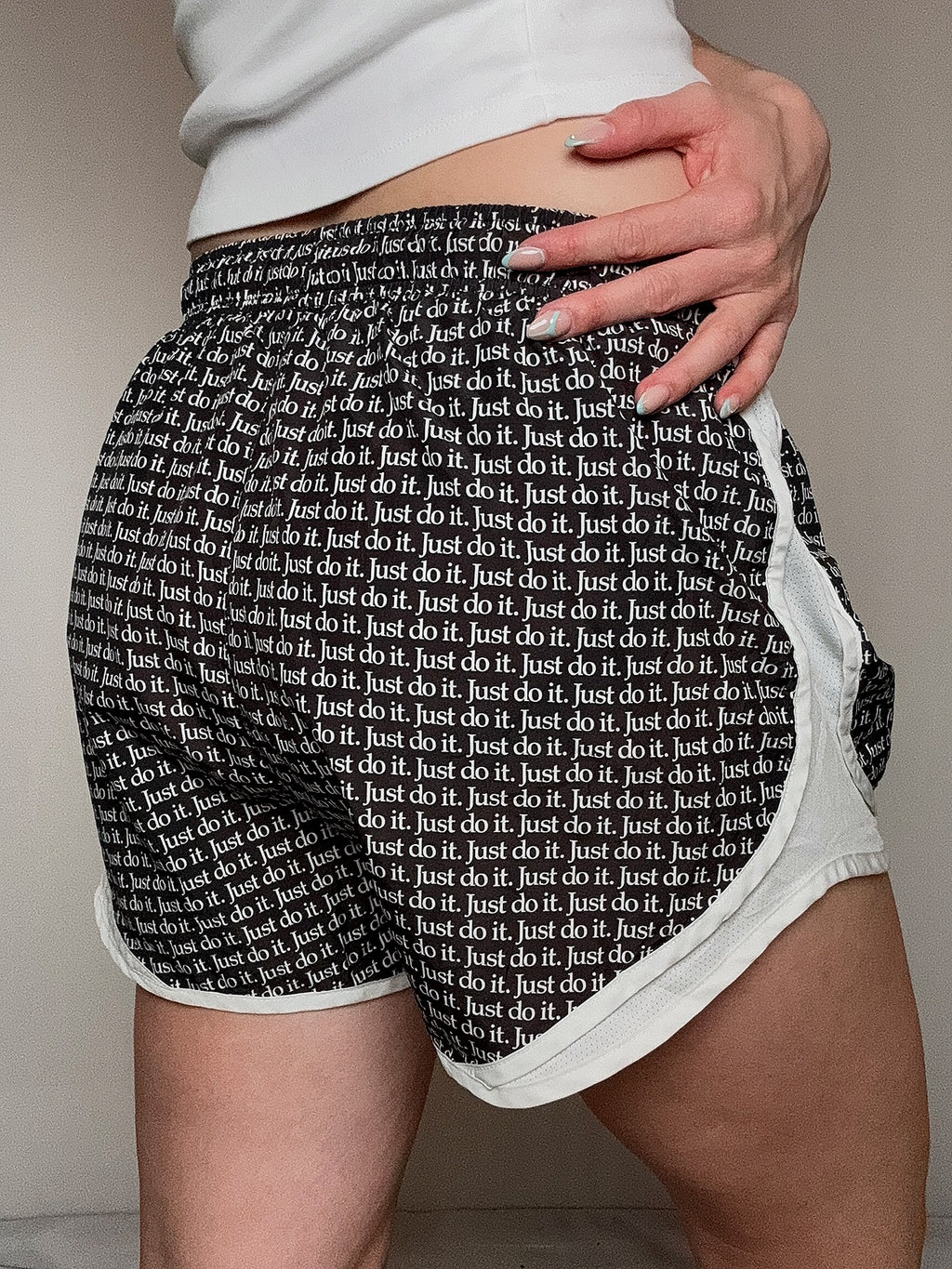 Short de sport noir nike M vintage
