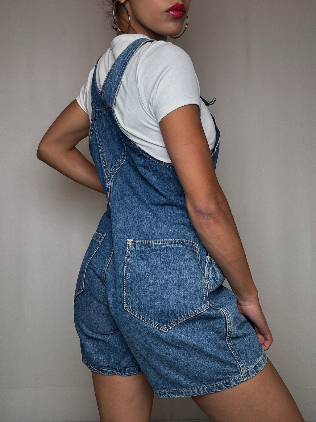Combishort en denim S vintage