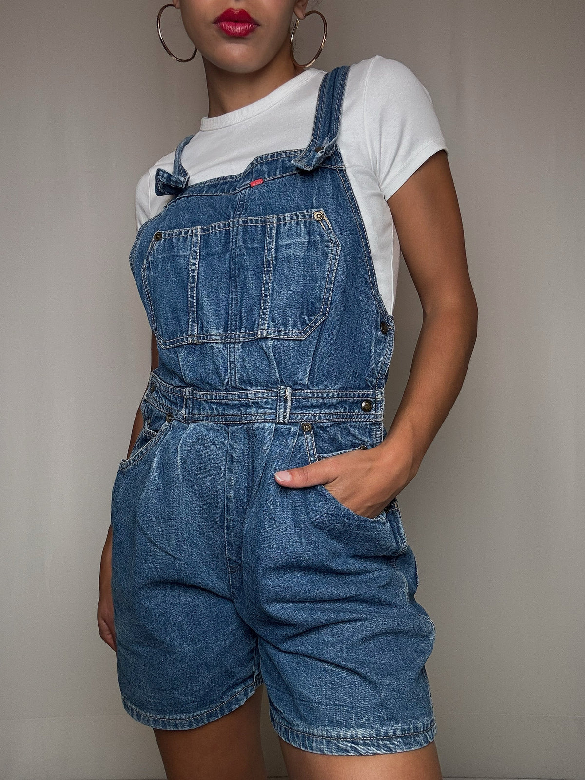 Combishort en denim S vintage