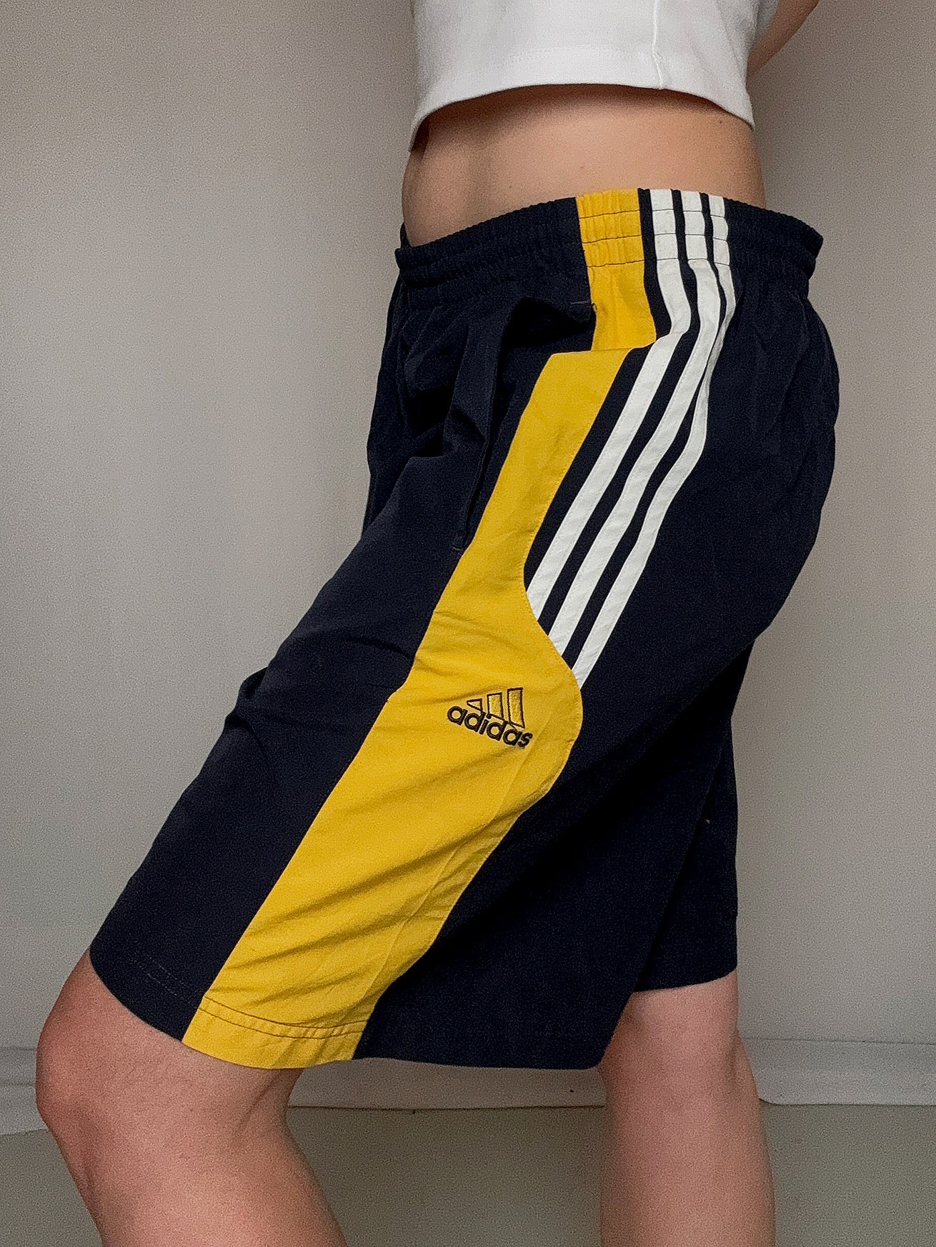 Short de sport marine adidas L/XL vintage