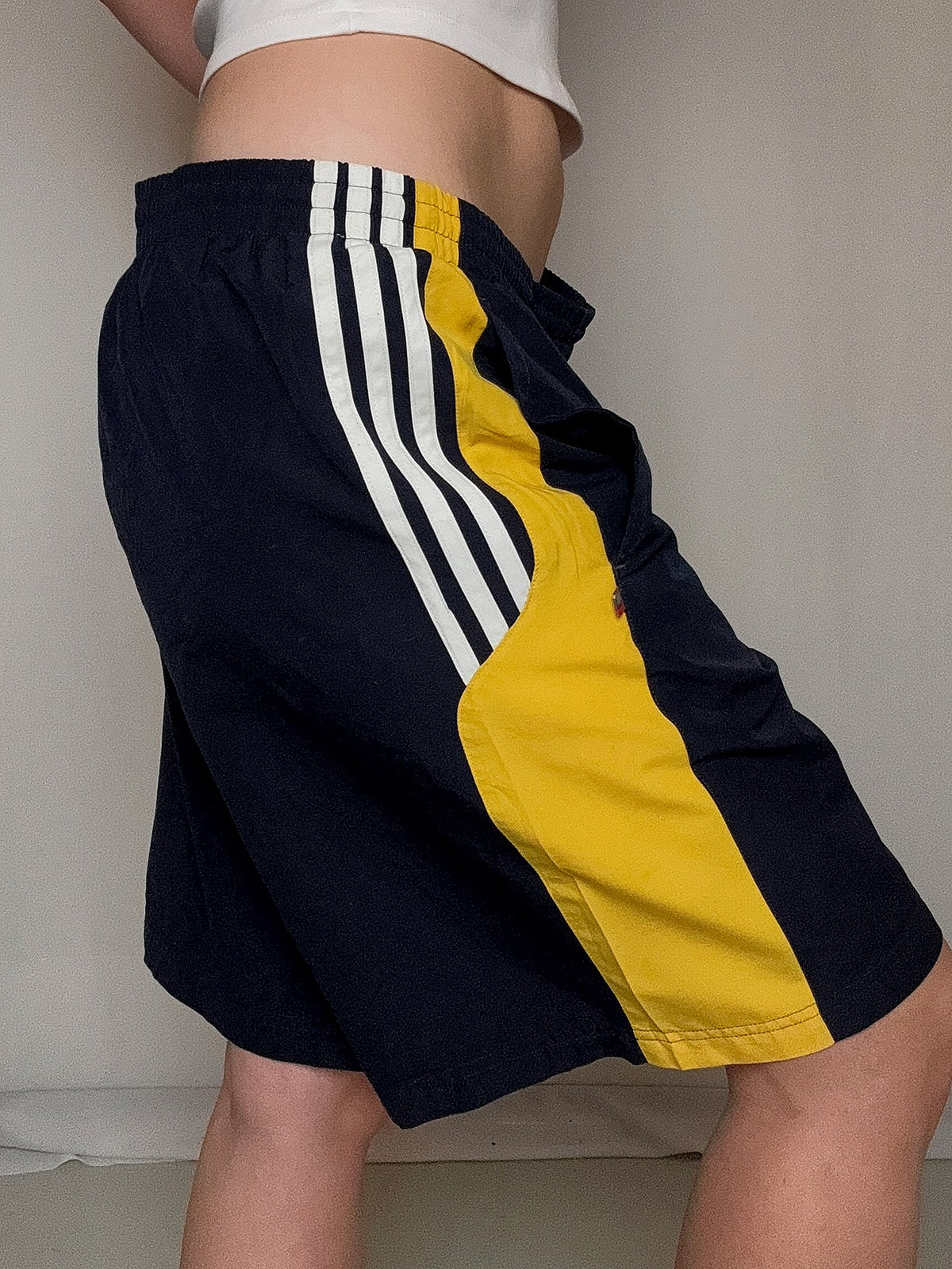 Short de sport marine adidas L/XL vintage