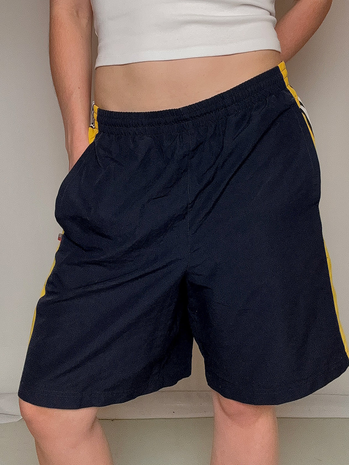 Short de sport marine adidas L/XL vintage