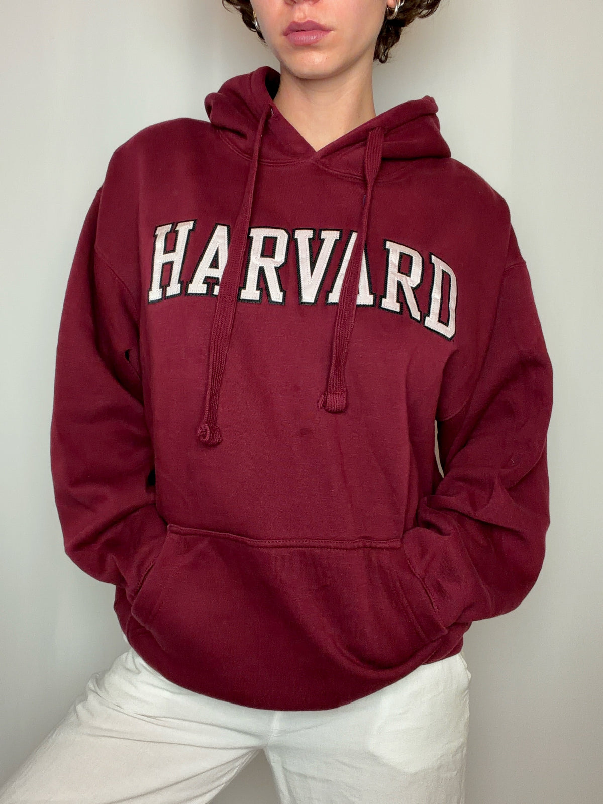 Hoodie bordeaux Harvard M vintage