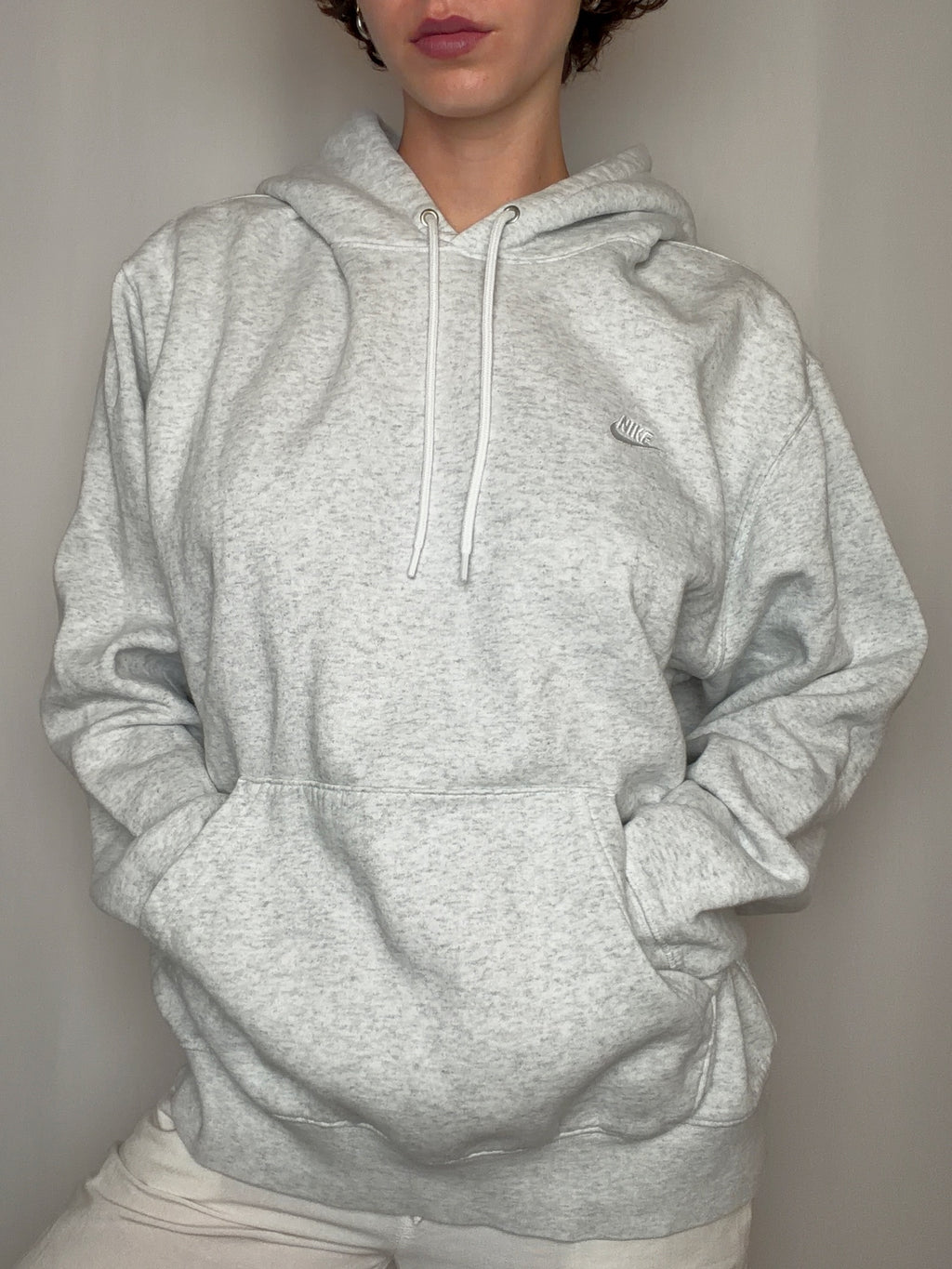 Hoodie gris chiné Nike XL vintage