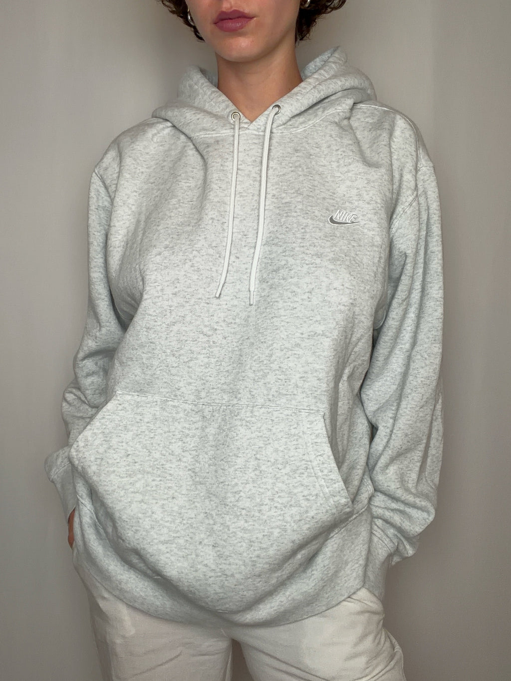 Hoodie gris chiné Nike XL vintage