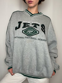 Sweat brodé gris Lee Sport XL vintage