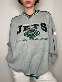 Sweat brodé gris Lee Sport XL vintage