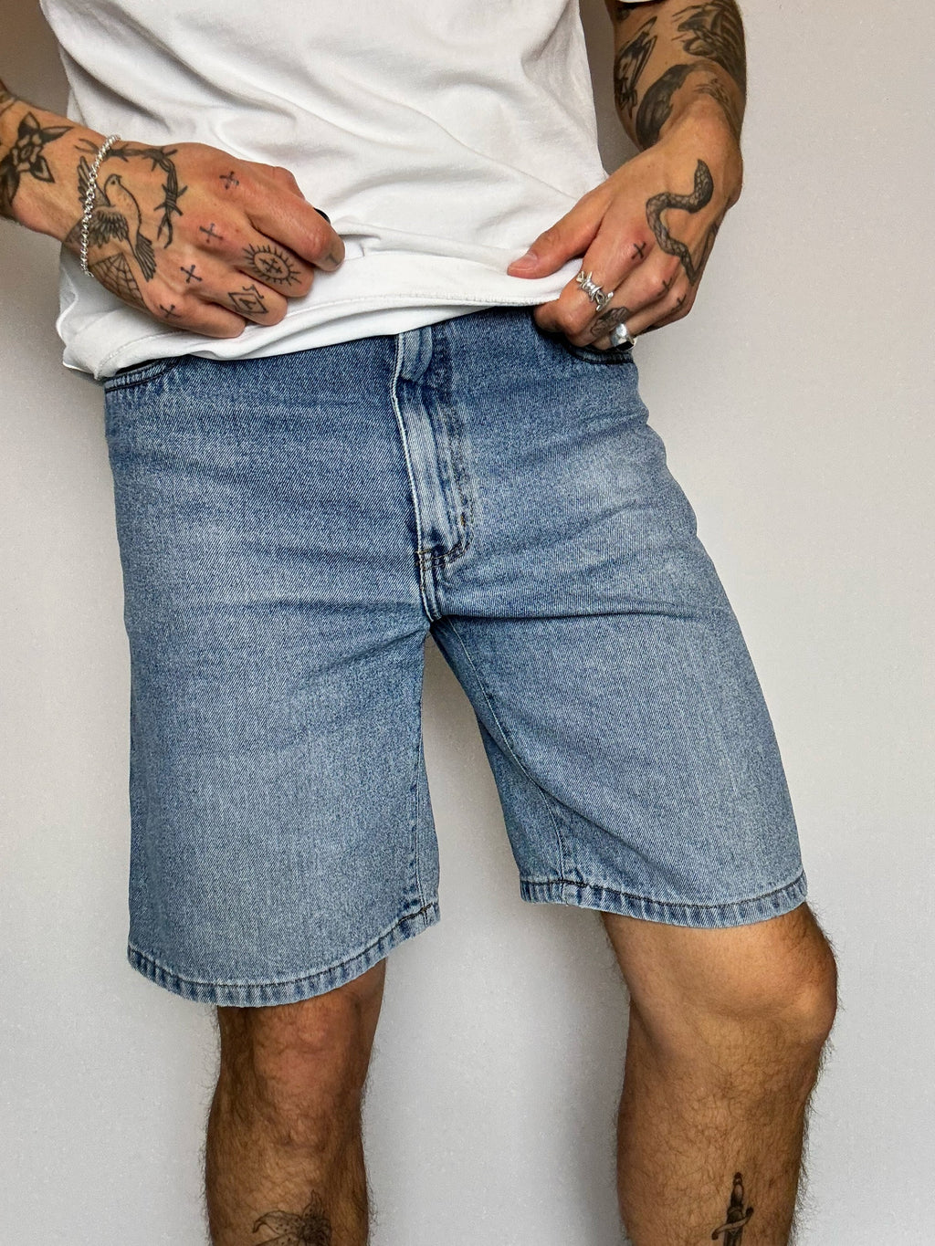 Short long en jean L vintage