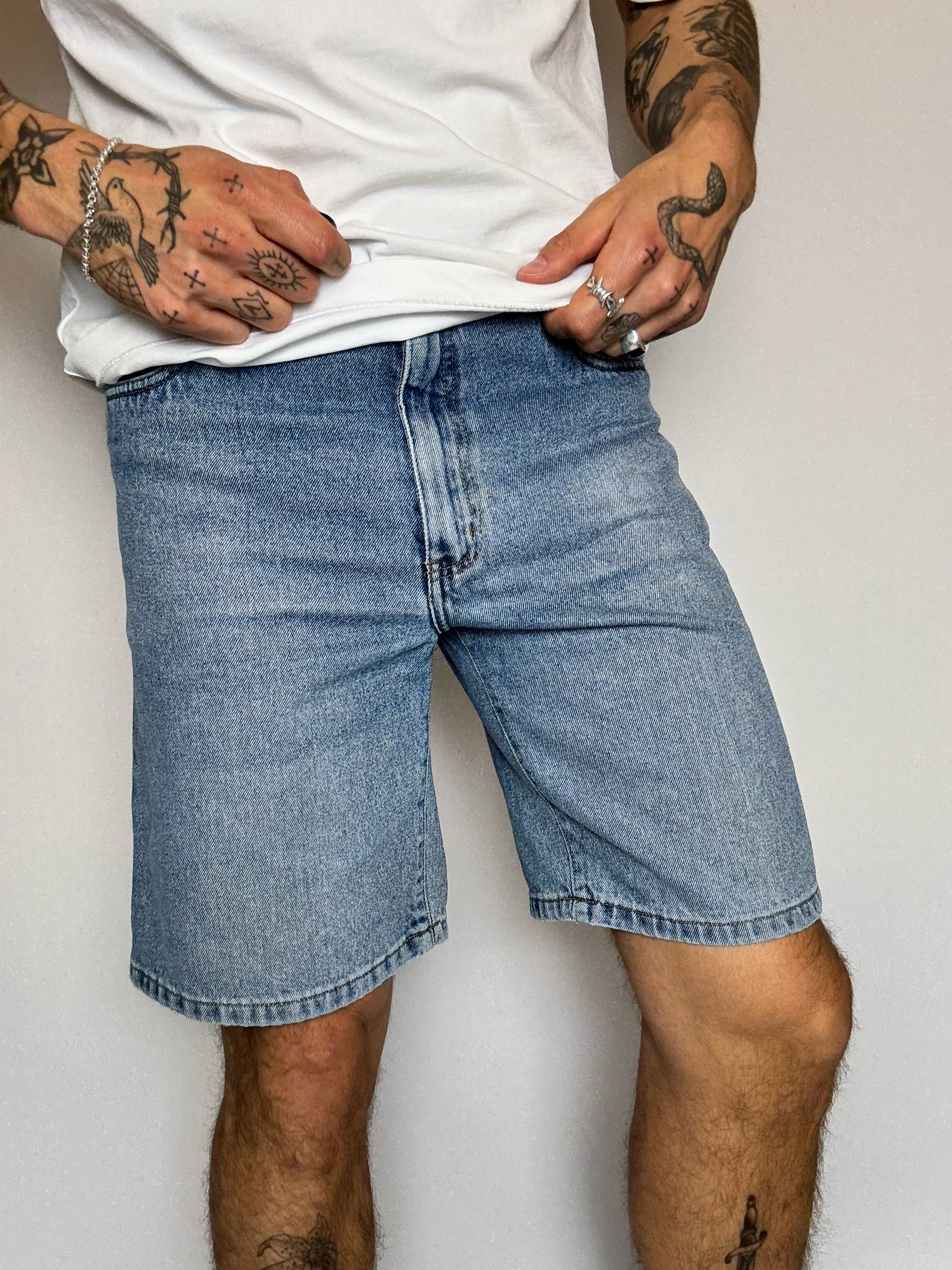 Short long en jean L vintage