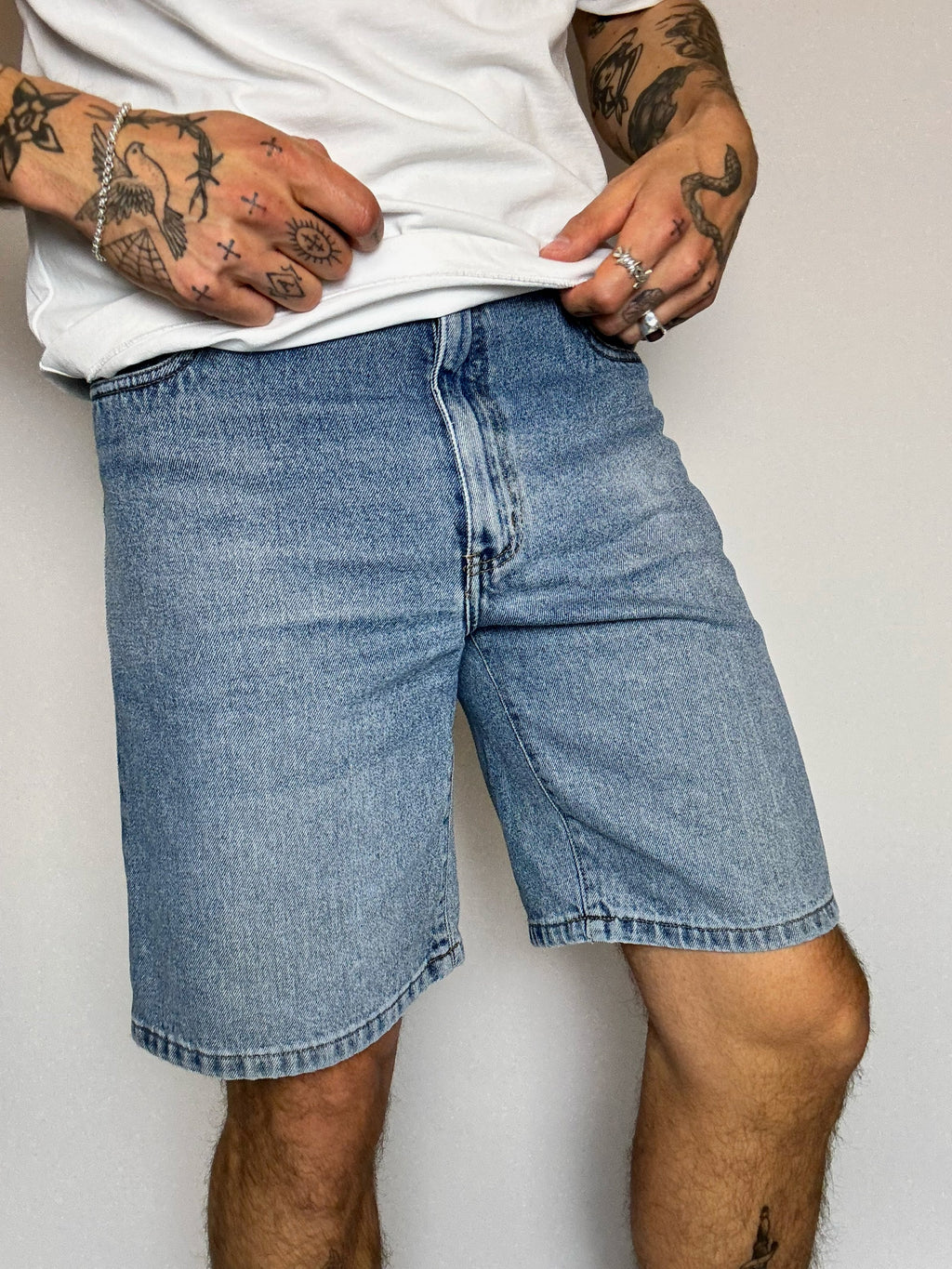 Short long en jean L vintage