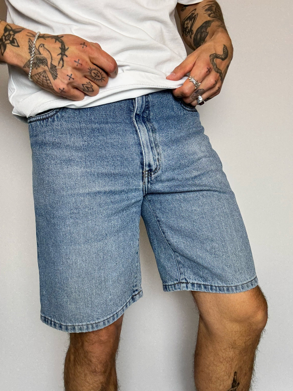 Short long en jean L vintage