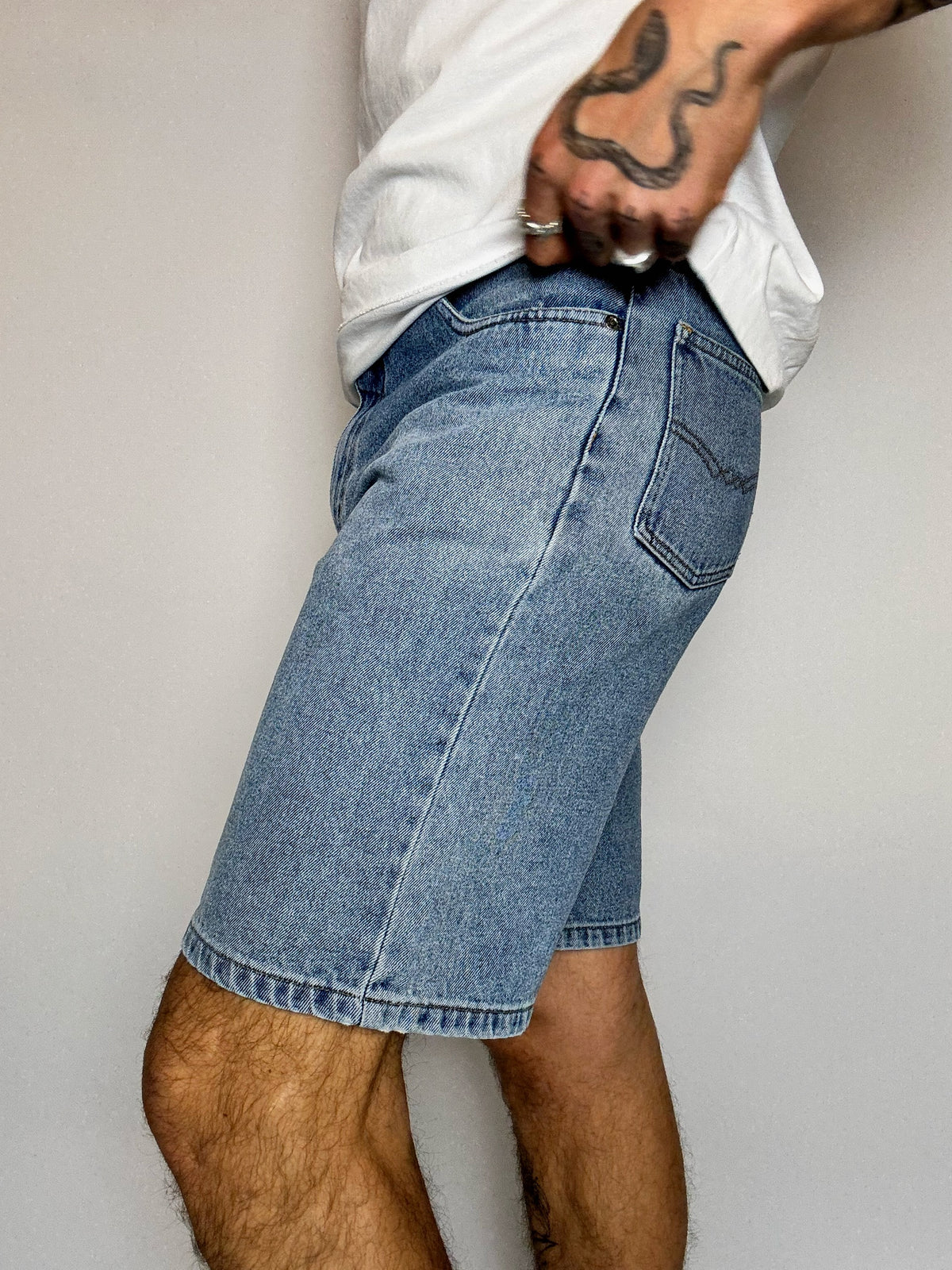 Short long en jean L vintage