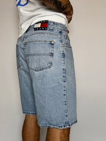 Short long en jean TOMMY HILFIGER L vintage