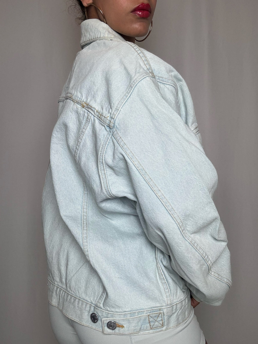 Veste en denim clair L vintage