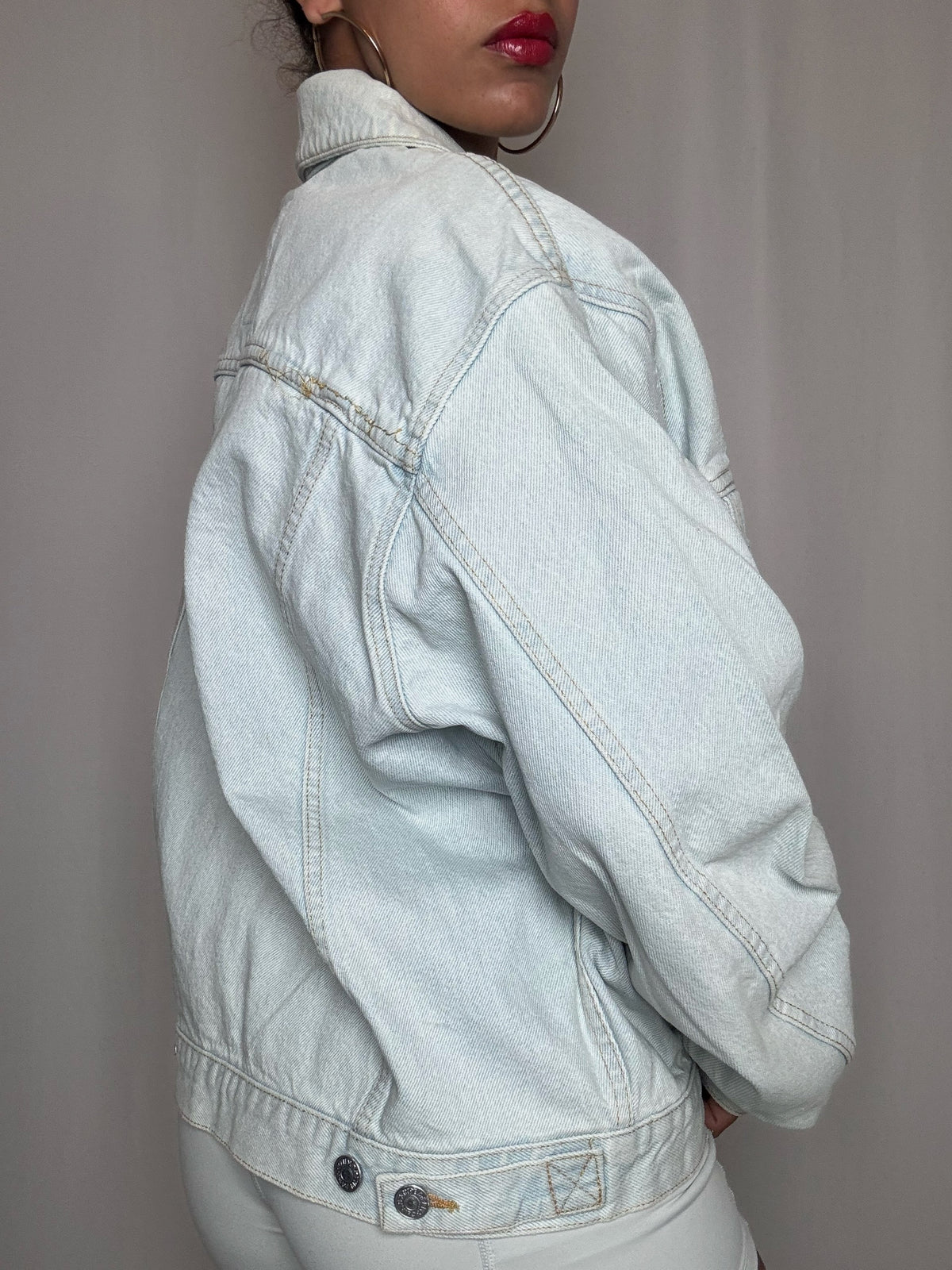 Veste en denim clair L vintage