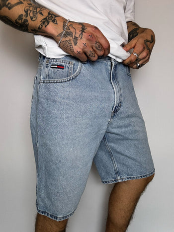 Short long en jean TOMMY HILFIGER L vintage