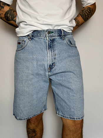 Short long en jean TOMMY HILFIGER L vintage