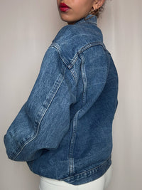 Veste en denim avec poches M vintage