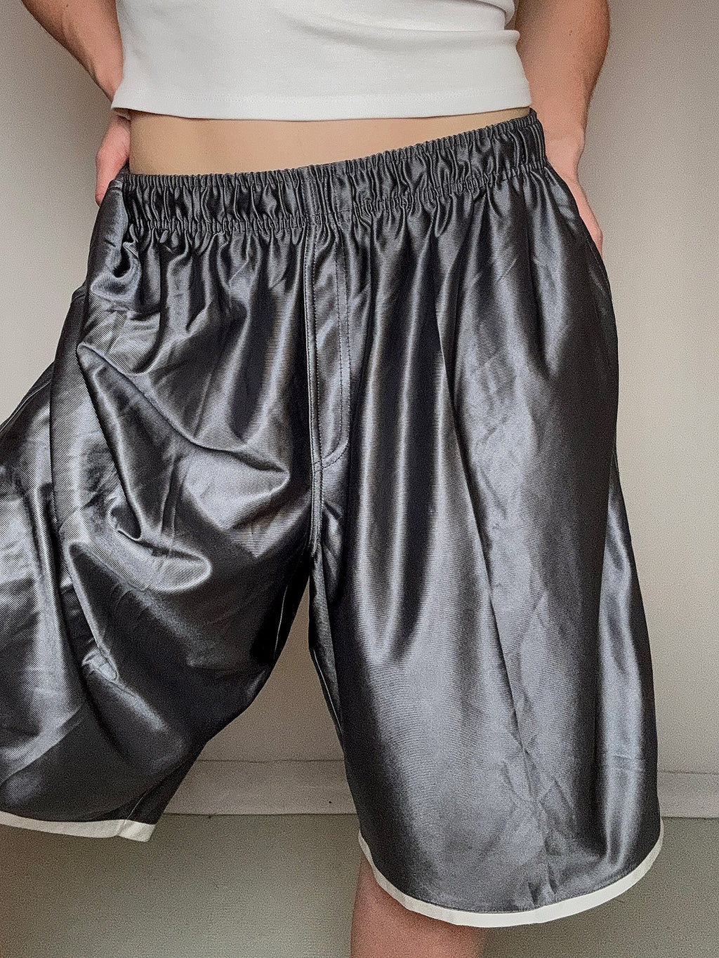 Reebok Vintage Basketball-Short, grau, Größe 2XL