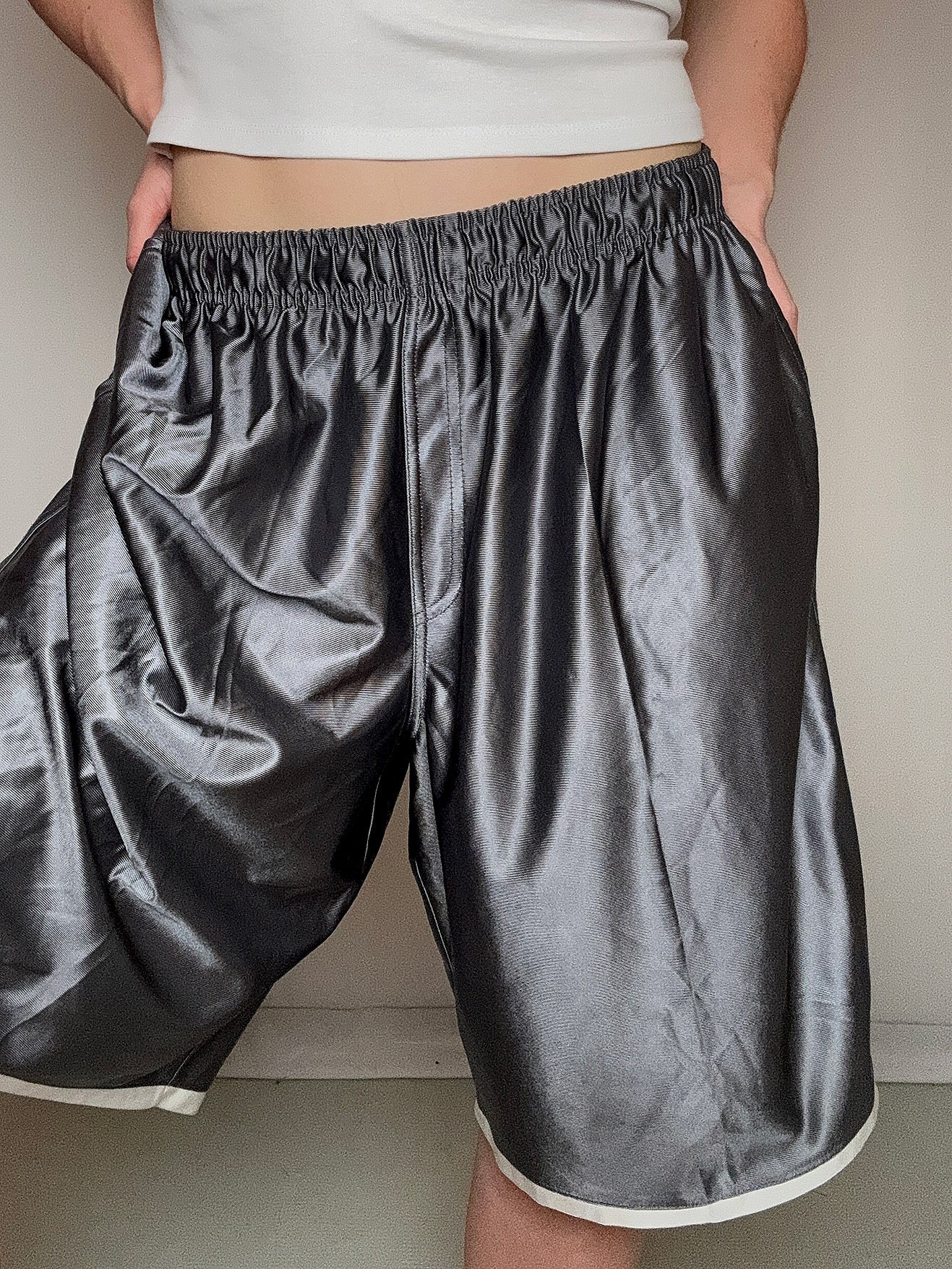 Reebok Vintage Basketball-Short, grau, Größe 2XL