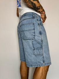 Short cargo long en jean L vintage