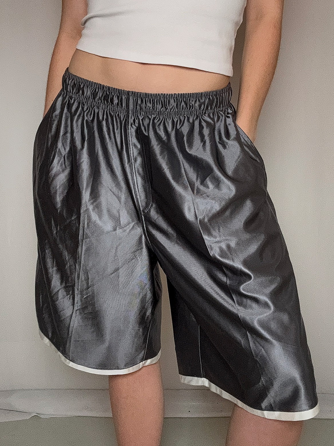 Reebok Vintage Basketball-Short, grau, Größe 2XL