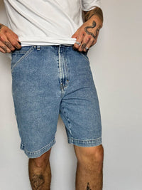 Short cargo long en jean M vintage