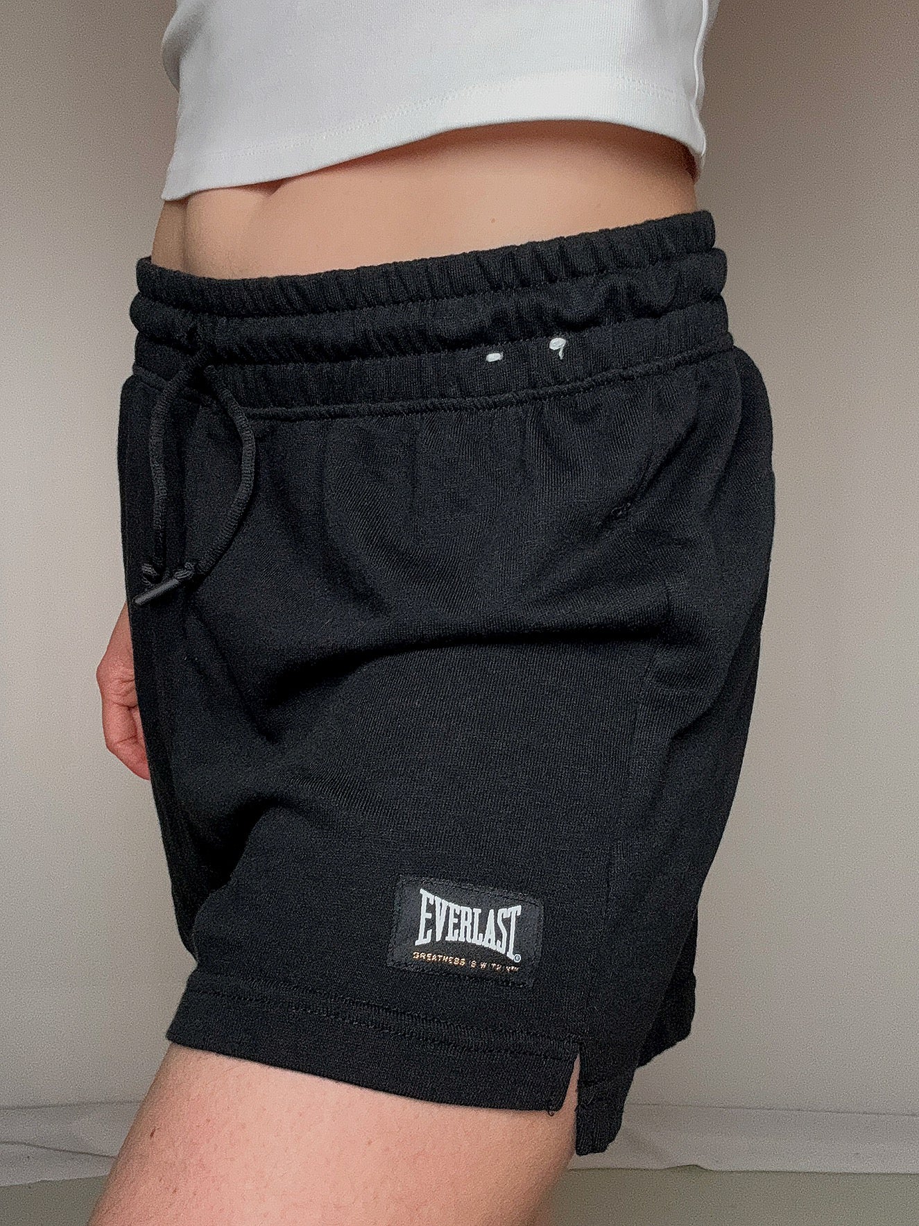 Short de sport noir Everlast M vintage