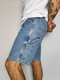 Short cargo long en jean M vintage