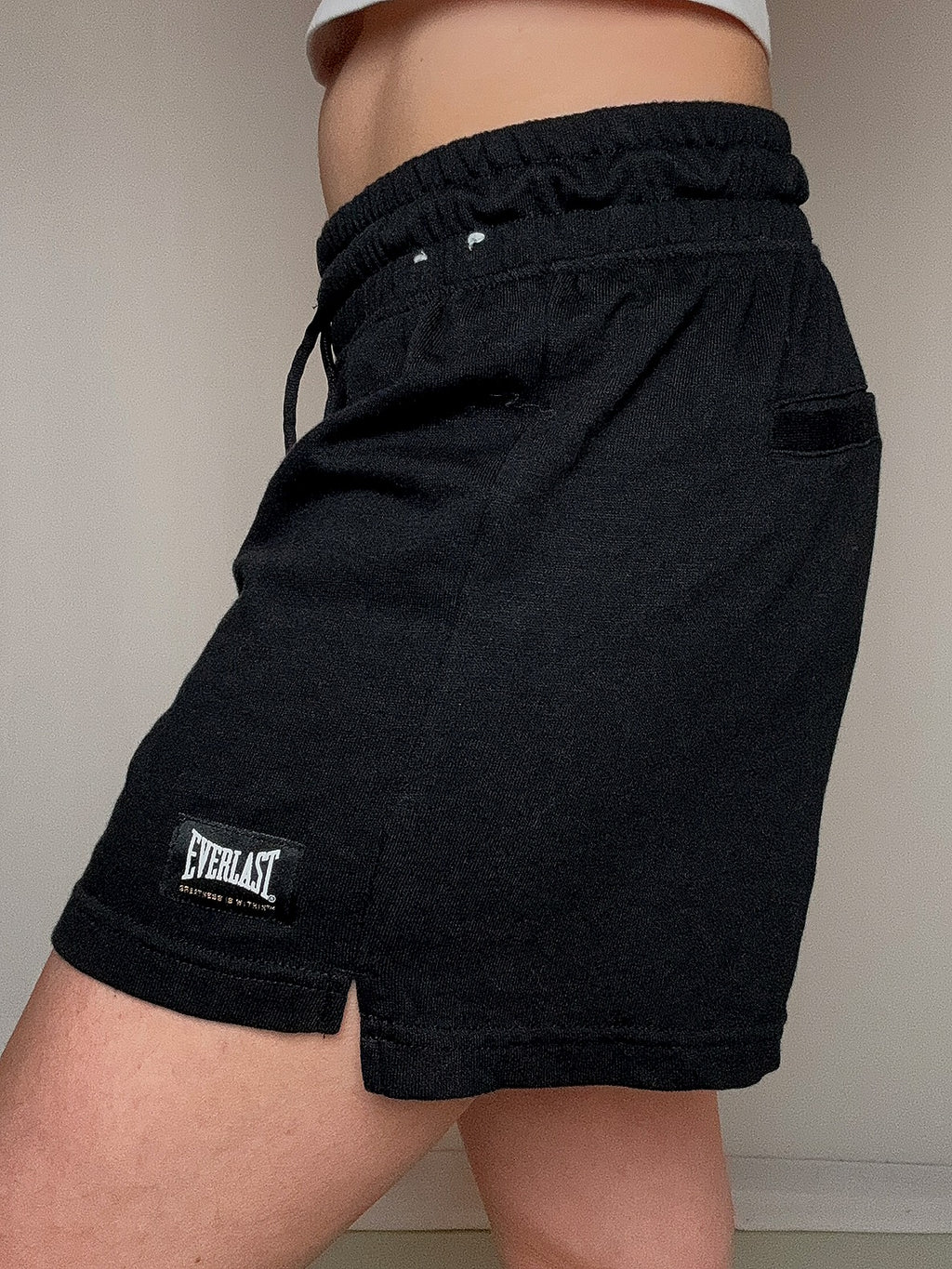 Short de sport noir Everlast M vintage