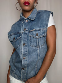 Gilet en denim L vintage