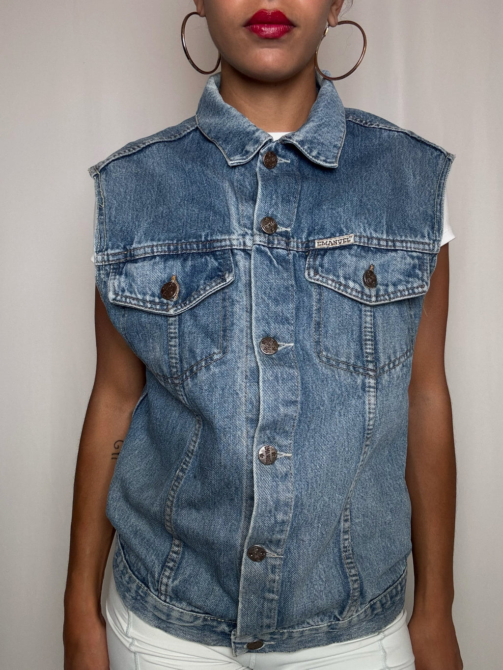 Gilet en denim L vintage