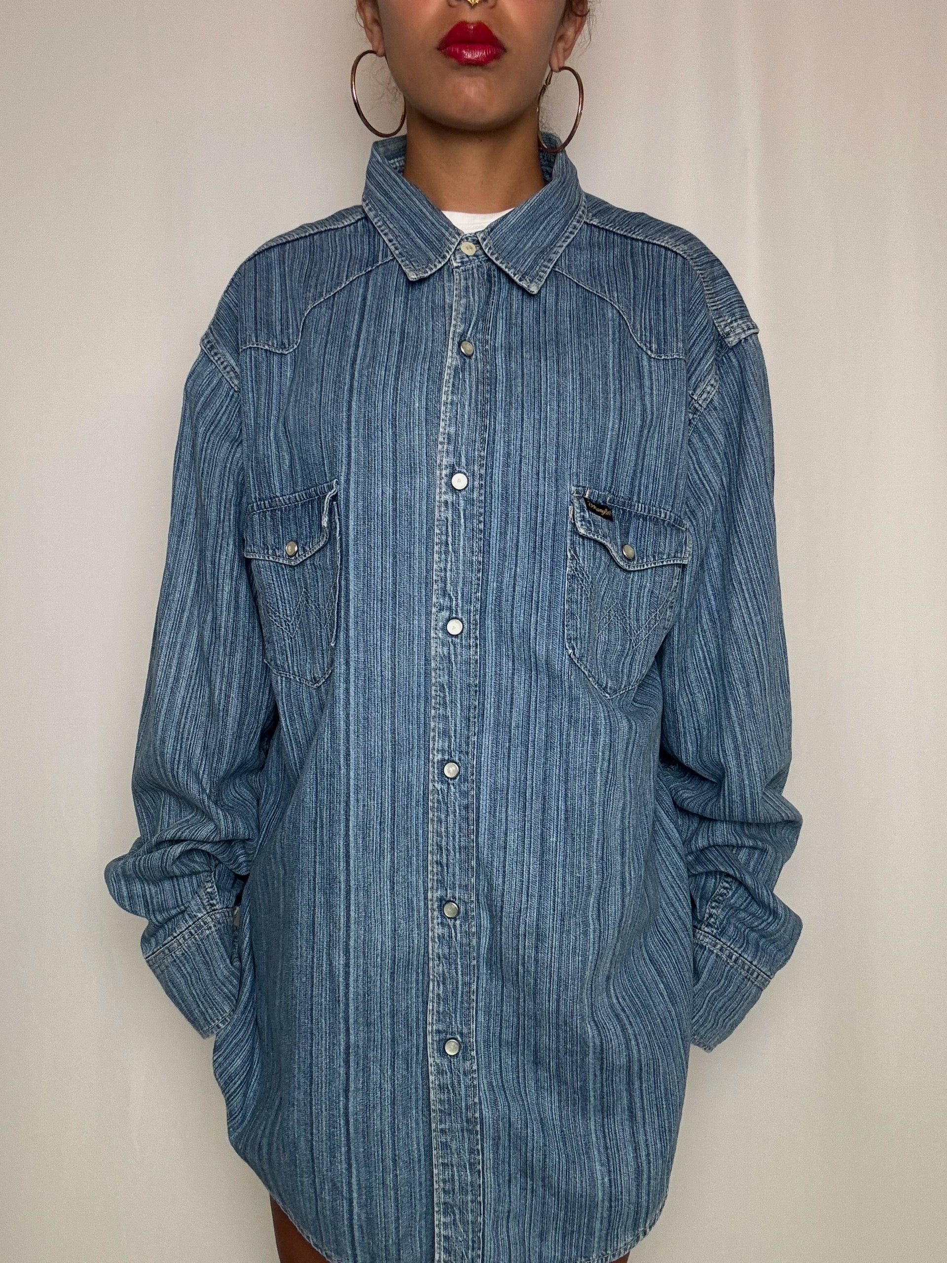Chemise jean Wrangler XXL vintage