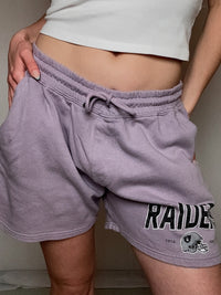 Short de sport lila NFL x Raiders XL vintage