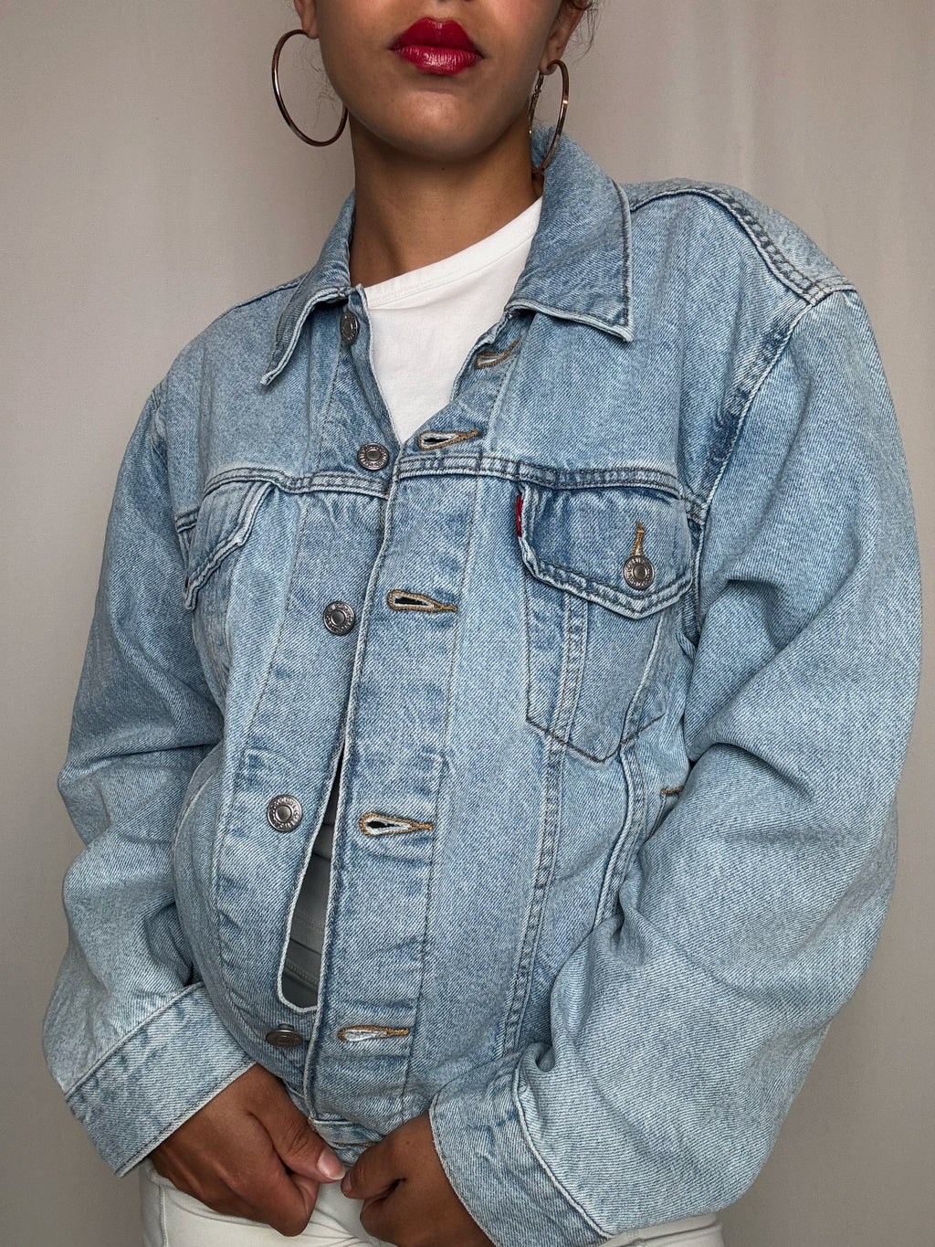 Veste en denim Levi's L vintage