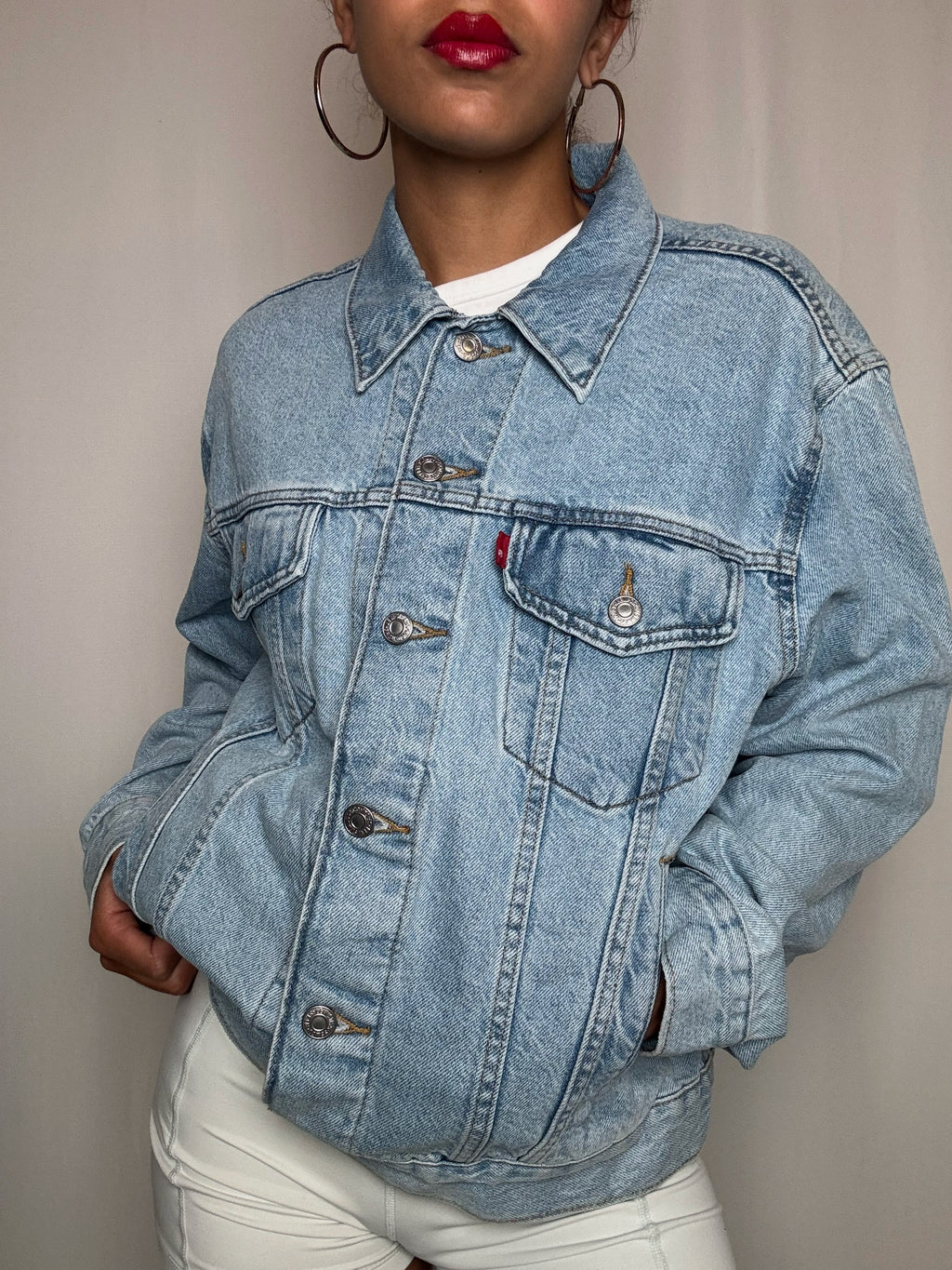 Veste en denim Levi's L vintage