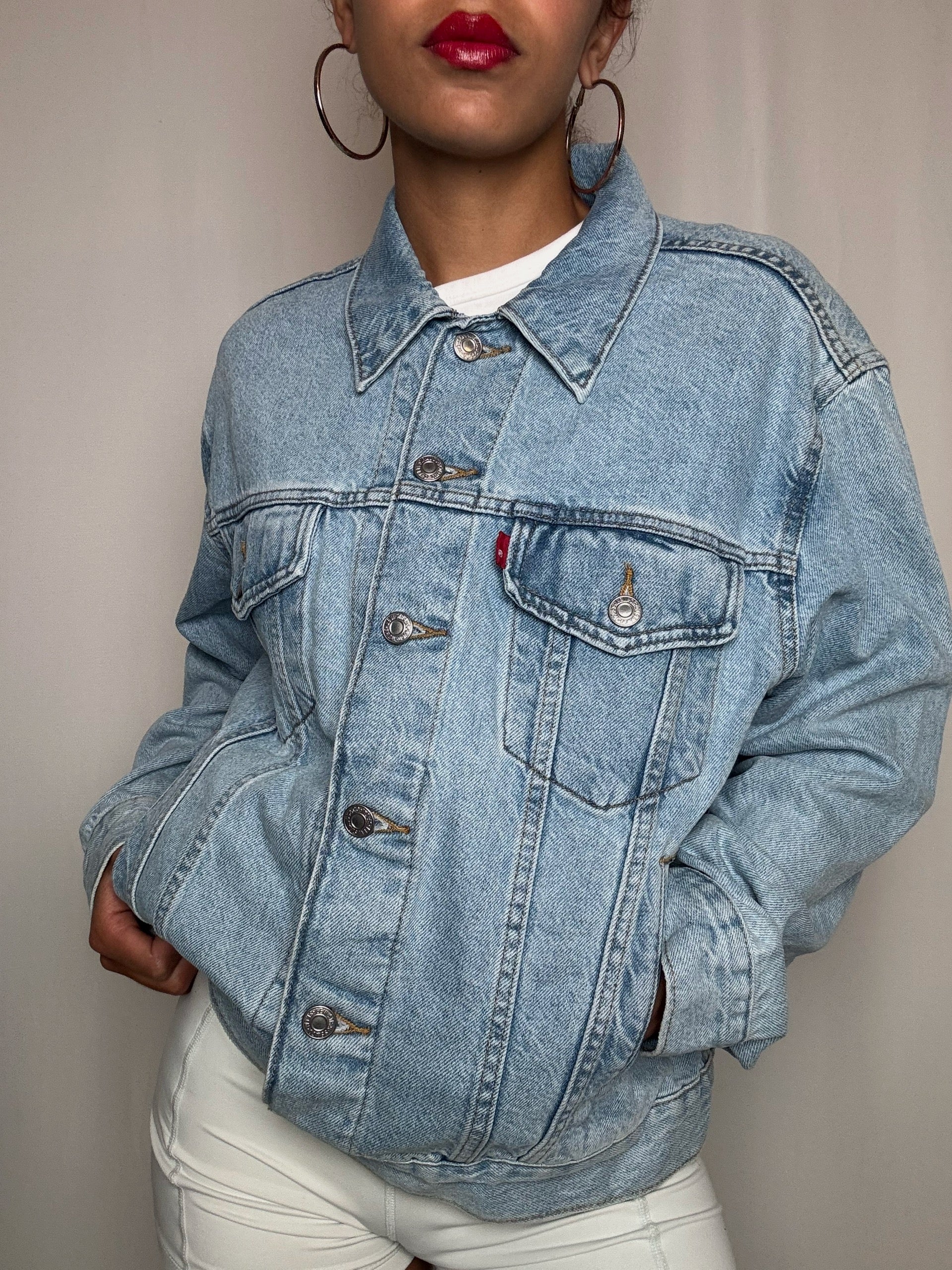 Veste en denim Levi's L vintage