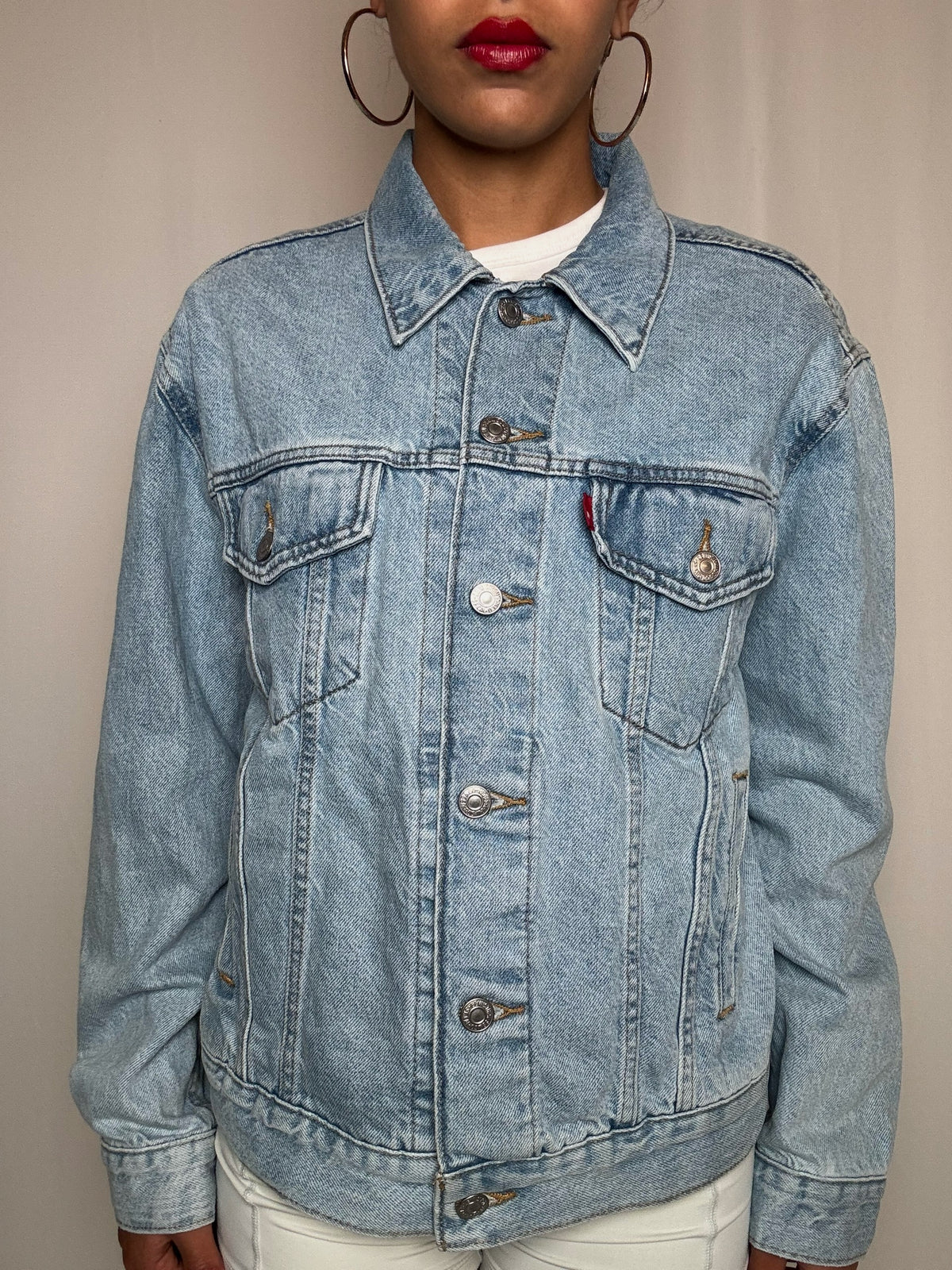 Veste en denim Levi's L vintage