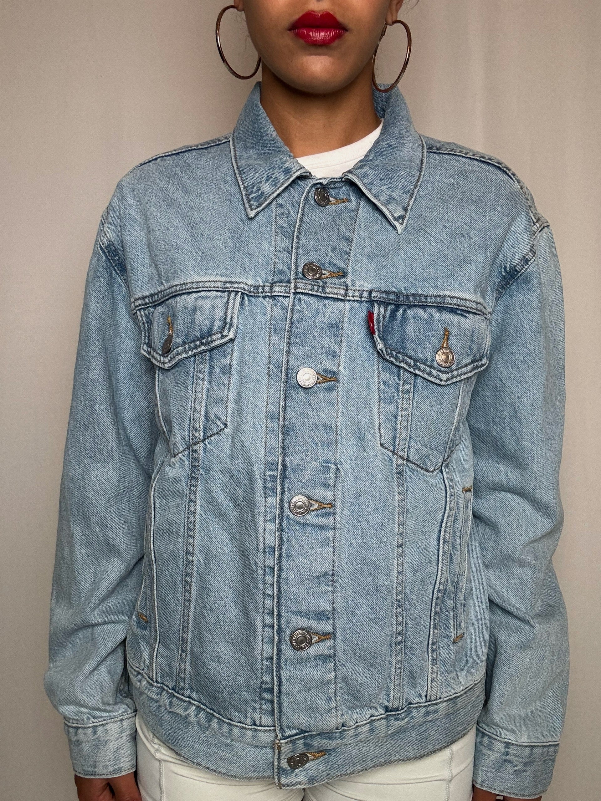 Veste en denim Levi's L vintage