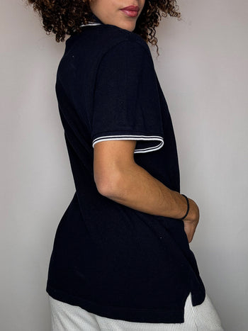 Polo manches courtes marine LACOSTE L/XL vintage