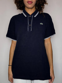 Polo manches courtes marine LACOSTE L/XL vintage