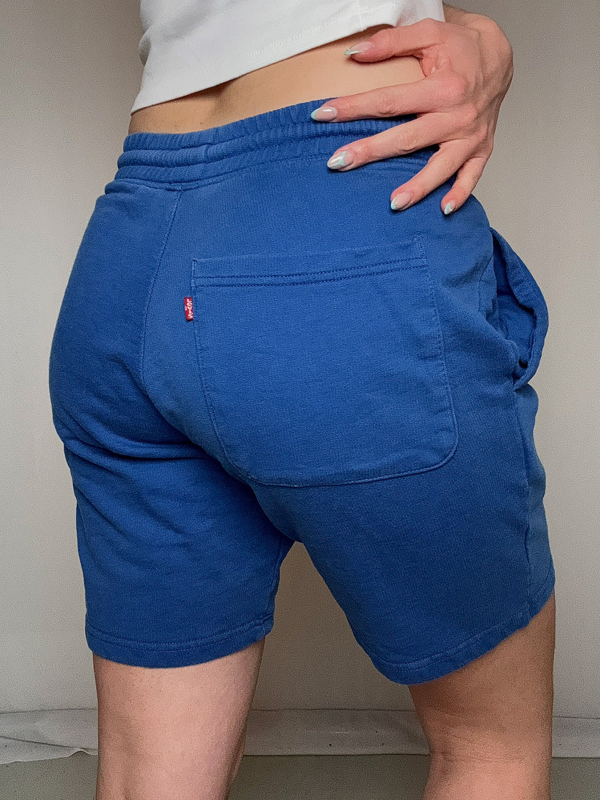 Short de sport bleu Levi's S vintage