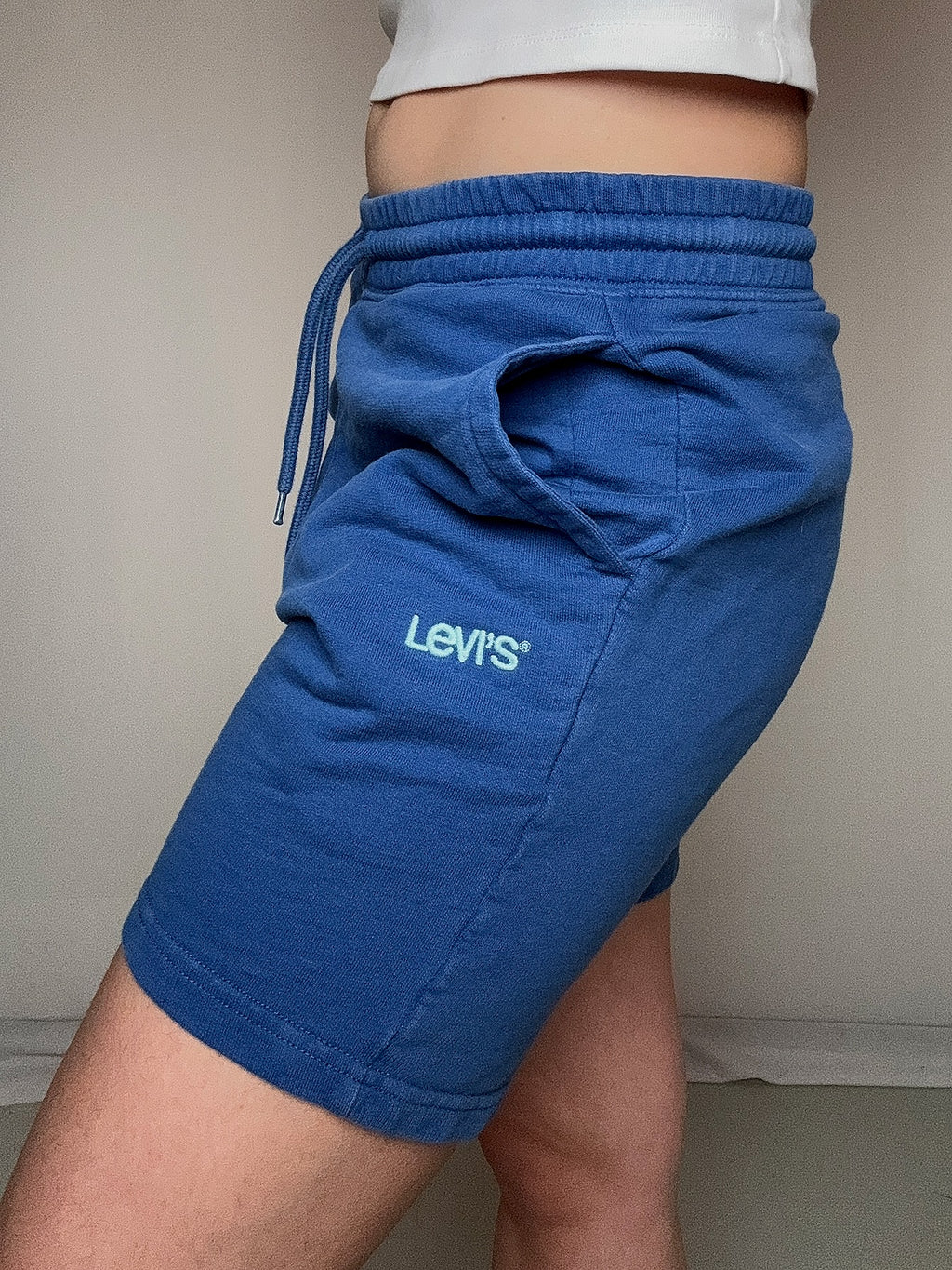 Short de sport bleu Levi's S vintage